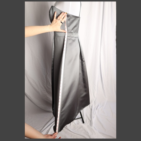 Sorella Vita 8652 Steel Grey Waltz Length Dress Size 10 (Size 6-8) - Picture 8 of 13